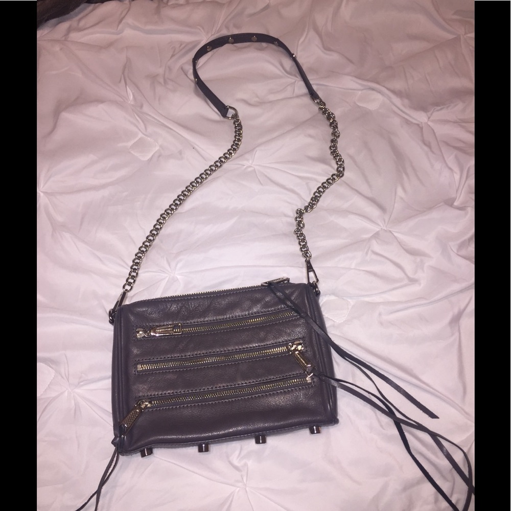 Rebecca Minkoff Moto 3-Zip Leather Crossbody - Picture 6 of 6